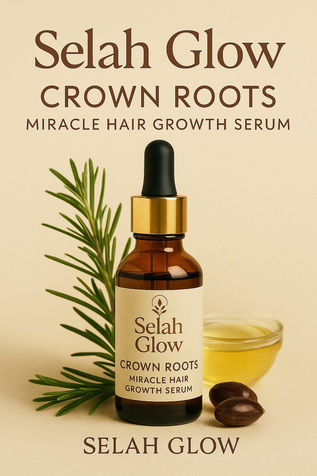 Crown Roots Miracle Hair Growth Oil 2oz